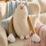 Sweet Dreams Bear Long Plush Pillow – Beige