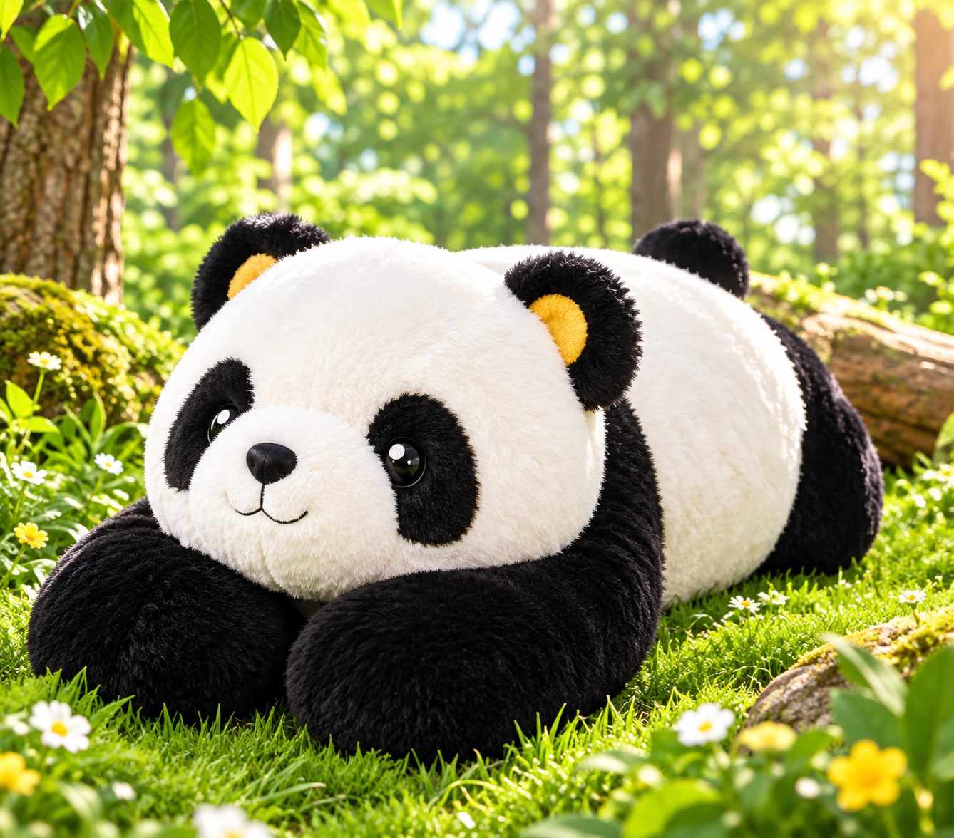 Panda Animal Pillow 120cm – Lying Panda Plush Toy