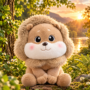 Cute Lion Plush Toy 35cm – Soft Stuffed Animal for Kids & Adults