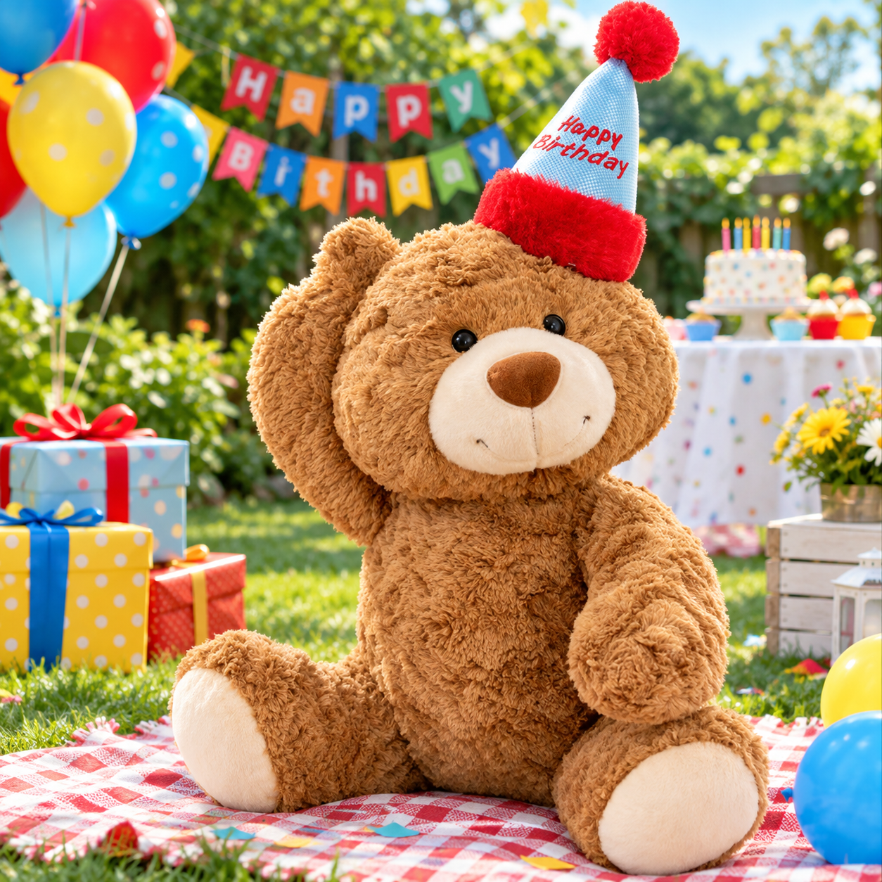 Teddy Bear Plush Toy 60cm – Ultra Soft Huggable Stuffed Animal